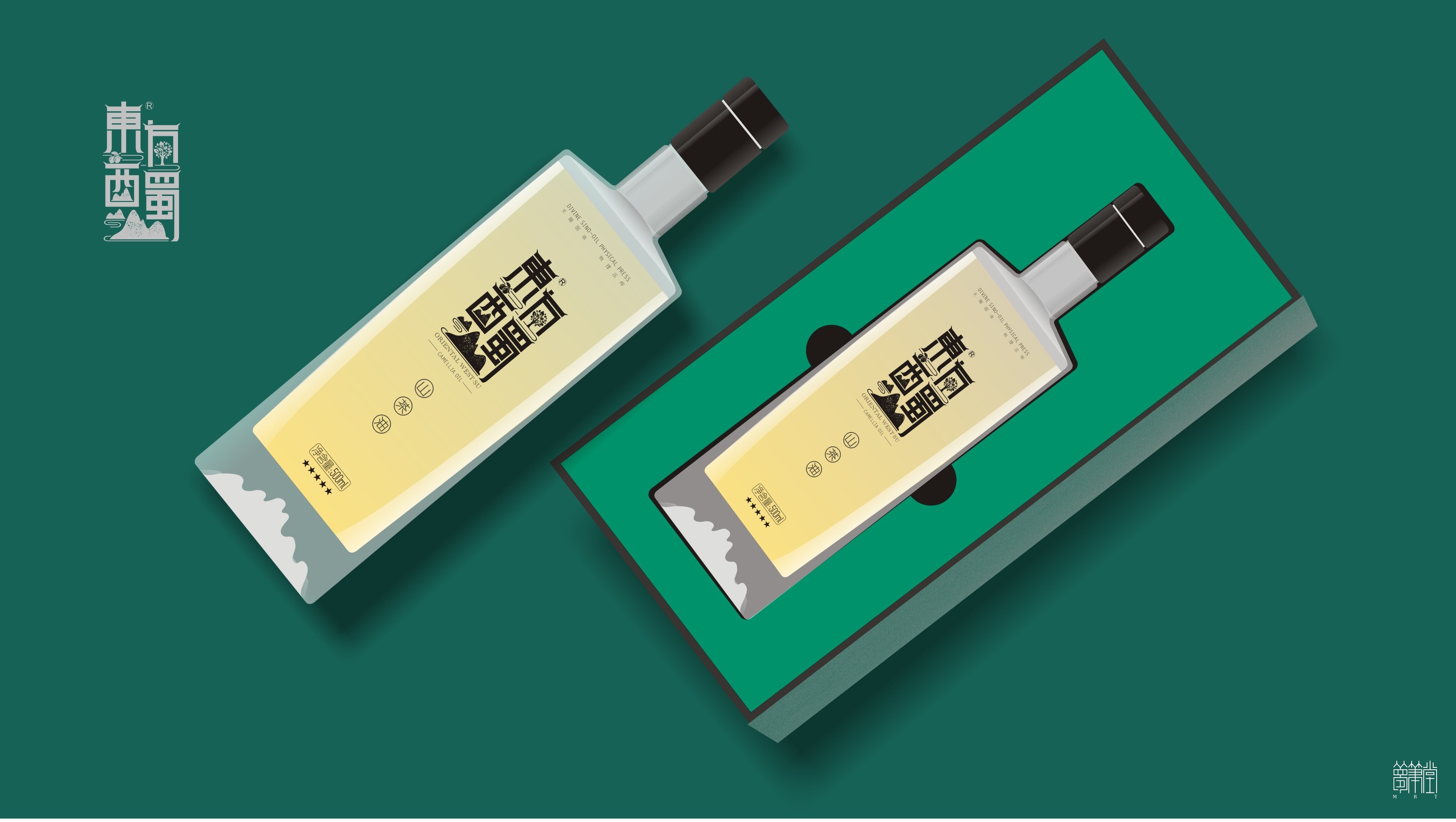 东方西蜀.茶油包装