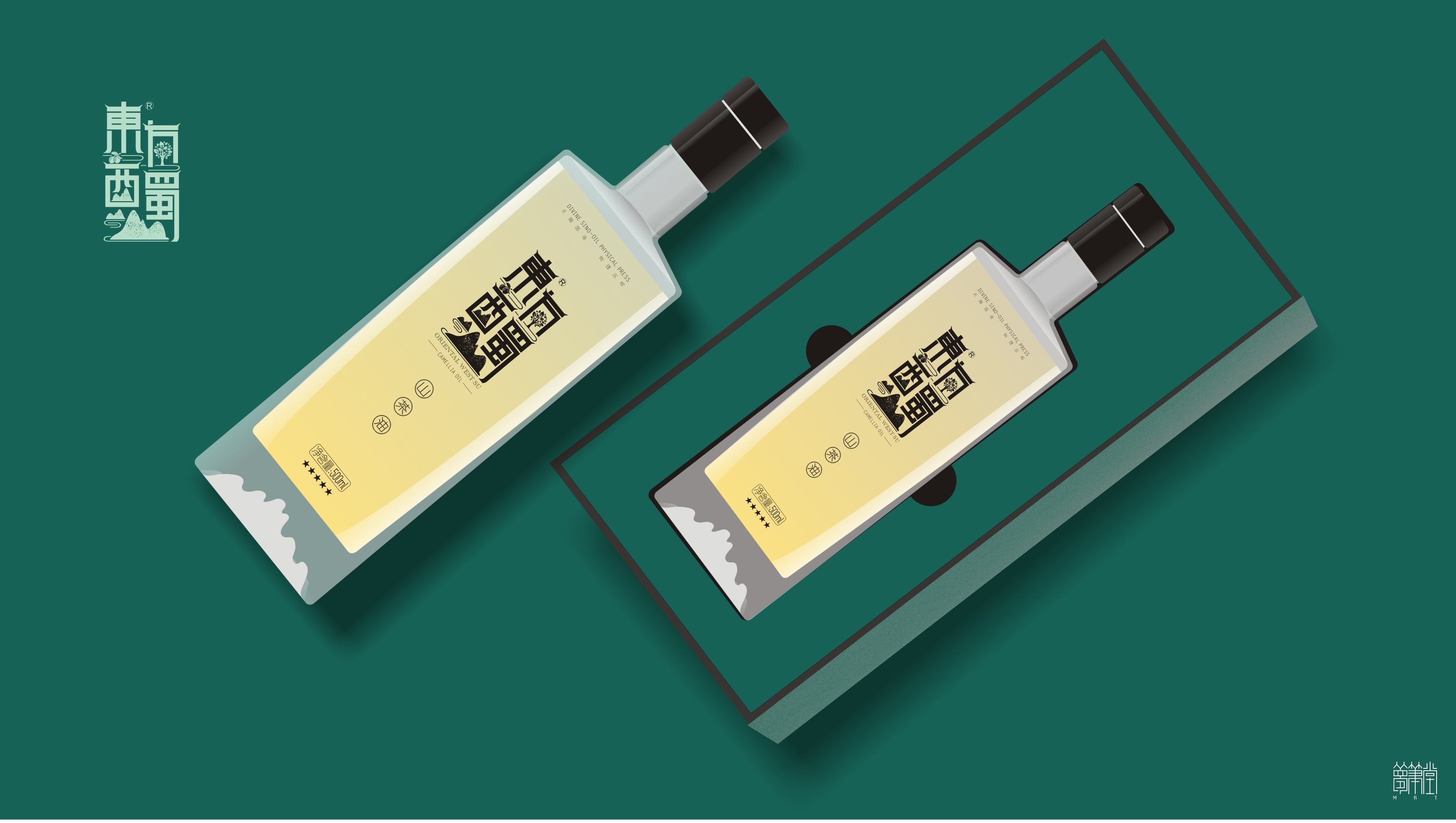 东方西蜀.茶油包装