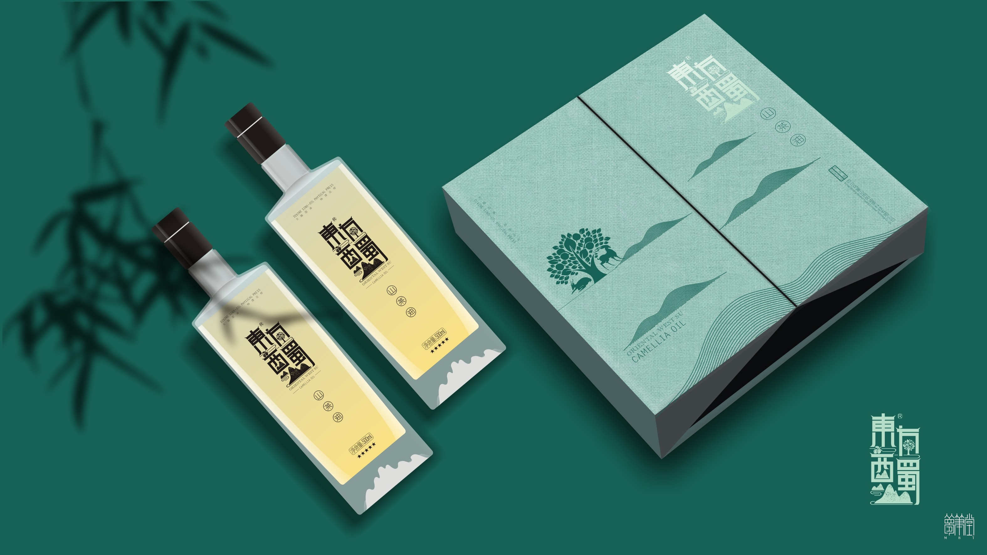 东方西蜀.茶油包装