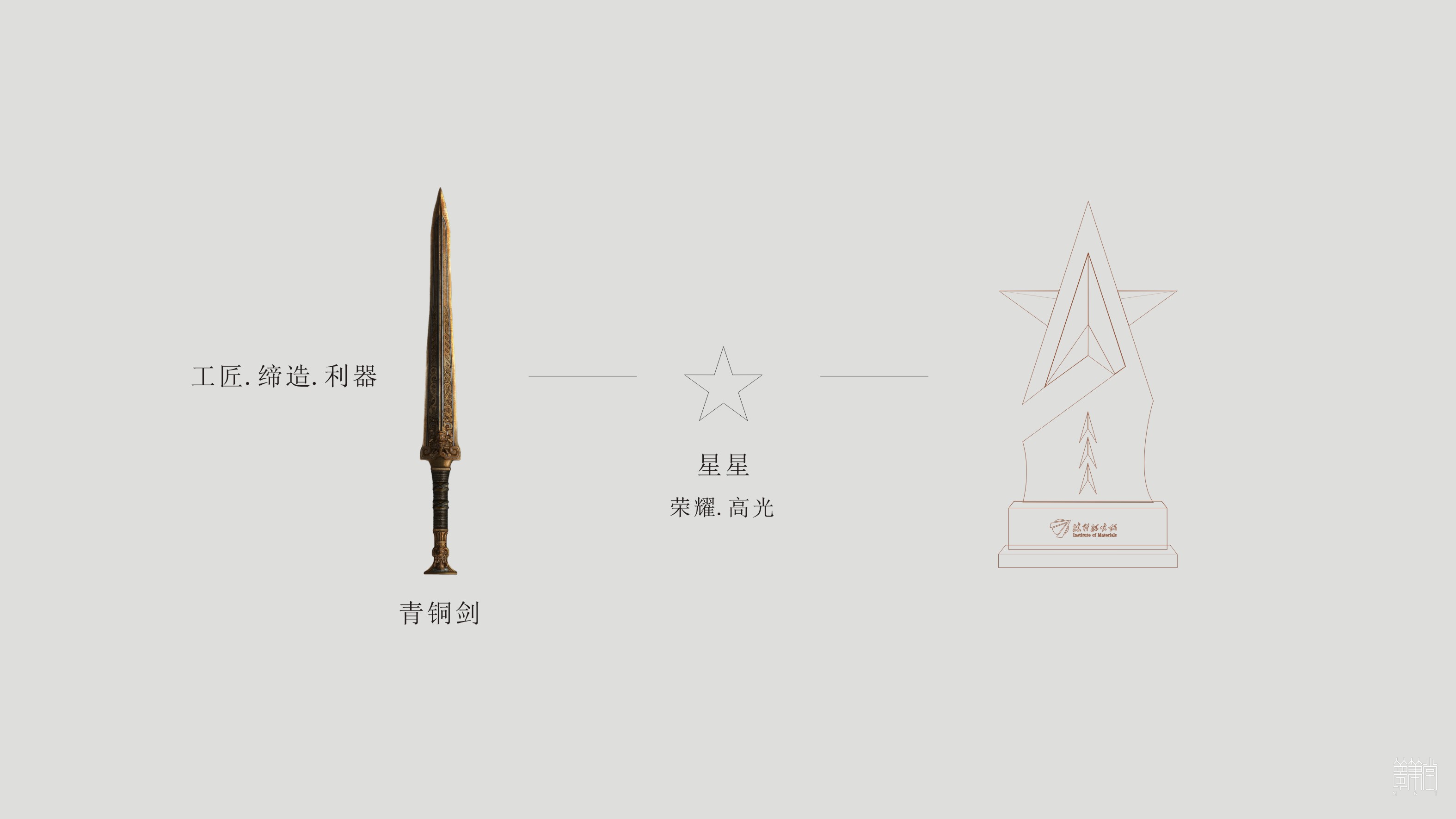 神剑奖杯创意设计