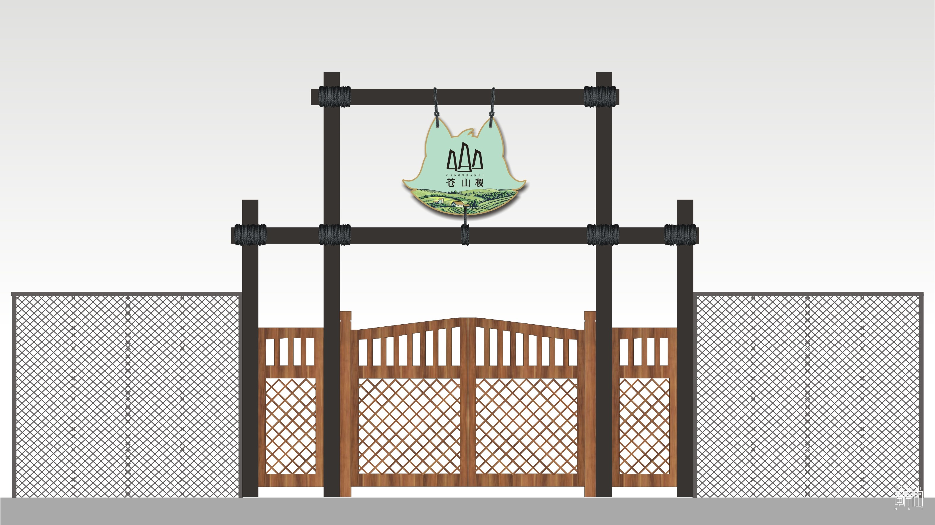 苍山稷农业物流中心视觉设计