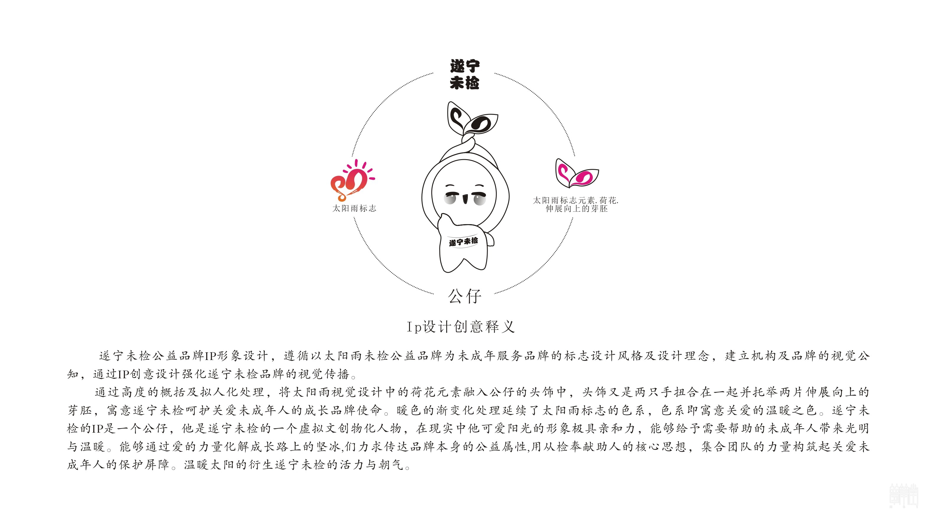 太阳雨未检公益品牌IP形象